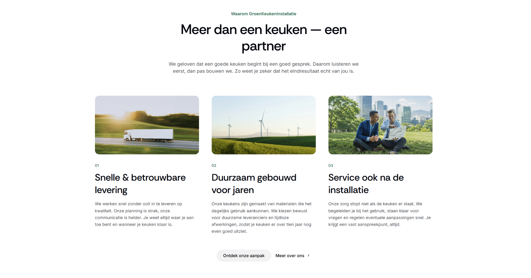 Groen Keuken Installatie screenshot 2